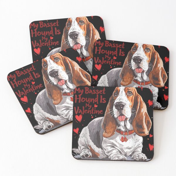 Item preview, Basset Hound Is My Valentine – Cute Dog Owner Valentine’s Day designed and sold by artcultreone.