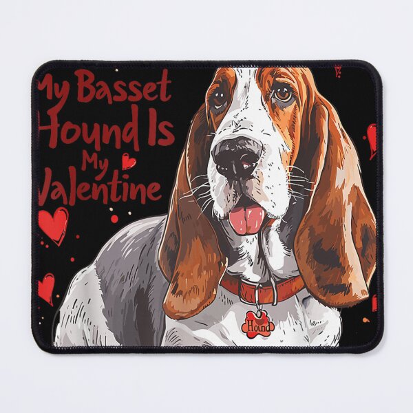 Item preview, Basset Hound Is My Valentine – Cute Dog Owner Valentine’s Day designed and sold by artcultreone.