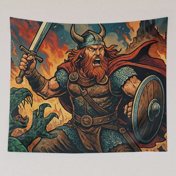 Item preview, Beowulf, Norse mythology  | Comics style - Cartoon designed and sold by ComicsFactory.