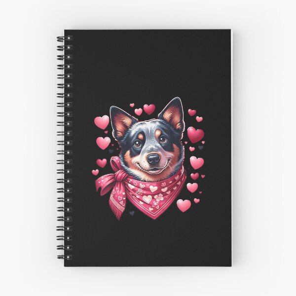 Item preview, Australian Cattle Dog Valentine Hearts Dog designed and sold by artcultreone.