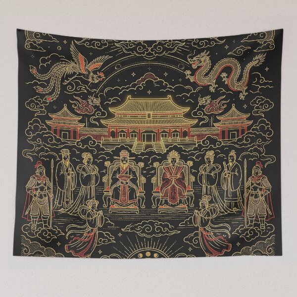 Item preview, Golden Celestial Imperial Court and Mythical Creatures designed and sold by zzz888.