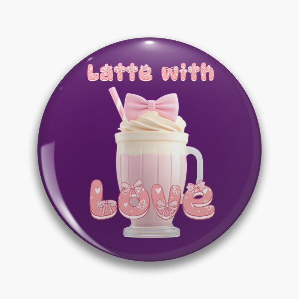 Item preview, Latte Macchiato with love – Playful coffee typography designed and sold by Mauswohn.