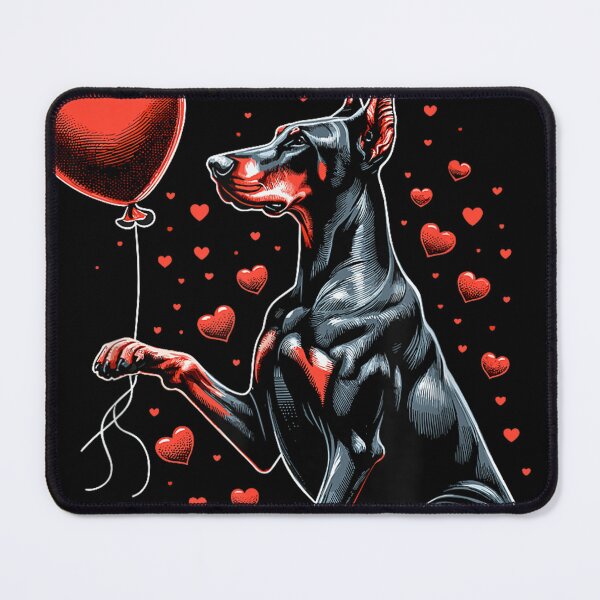 Item preview, Doberman Dog Valentine s Day Dog Owner Valentine designed and sold by artcultreone.
