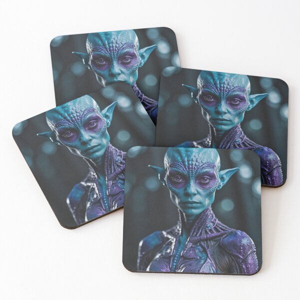 Item preview, Alien Woman Fantasy Portrait designed and sold by brightsoul855.