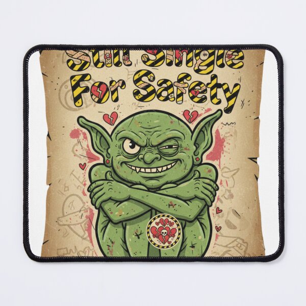 Item preview, Still Single – For Safety – Love Humor Sticker Premium designed and sold by Imaginarium of Chaos falcon88 .