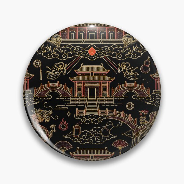 Item preview, Golden Celestial Palace Dragon and Phoenix Fantasy designed and sold by zzz888.