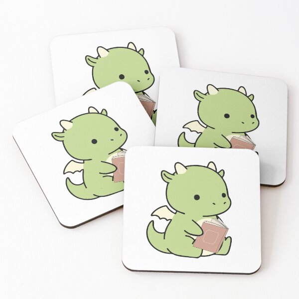 Item preview, Cute Wyrm Dragon Reading a Book designed and sold by AestHenni17.