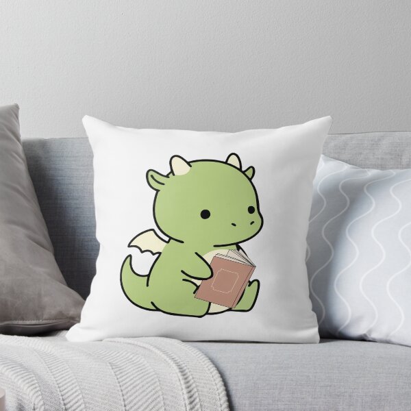 Item preview, Cute Wyrm Dragon Reading a Book designed and sold by AestHenni17.