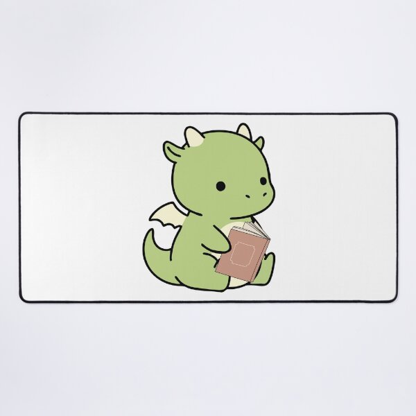 Item preview, Cute Wyrm Dragon Reading a Book designed and sold by AestHenni17.