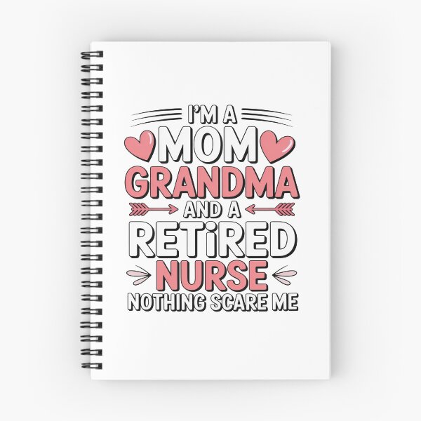 Item preview, I’m a Mom Grandma and a Retired Nurse Nothing Scares Me designed and sold by flagylART.