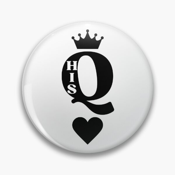 Item preview, HIS QUEEN – Couple Matching Playing Card Design designed and sold by SVALANART.