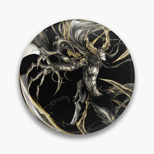 Item preview, Tall Lanky Praying Mantis Espada Quinta Arrancar Resurrection Santa Teresa Multi Arm Crescent Blades Fan Art Portrait Poster T-Shirt Sticker Print Gift designed and sold by Senpaiwaves.