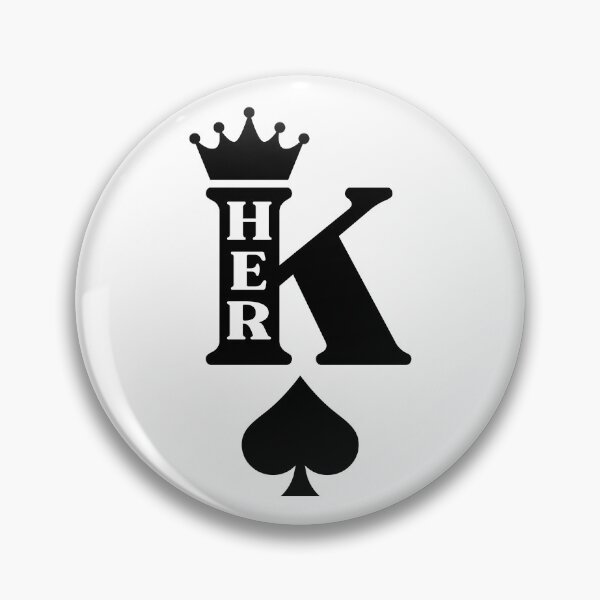 Item preview, HER KING Playing Cards Couple Outfit Poker Skat designed and sold by SVALANART.