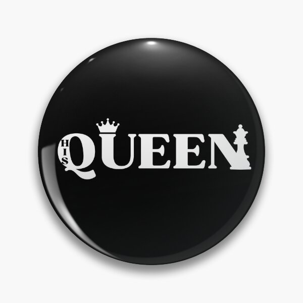 Artikelvorschau, HIS QUEEN Schach Dame Partnerlook entworfen und verkauft von SVALANART.