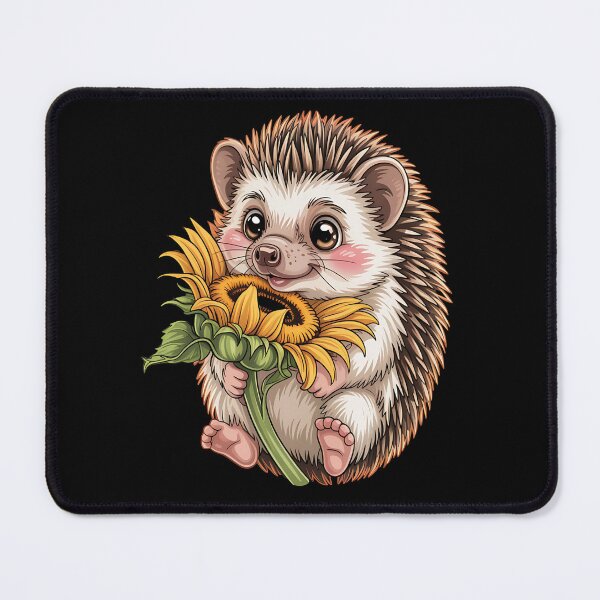 Item preview, plant lover cute - sunflower gardener - sunflower otter - sunflower hedgehog - sunflower sloth - sunflower red panda - sunflower botanical designed and sold by JansenGS.