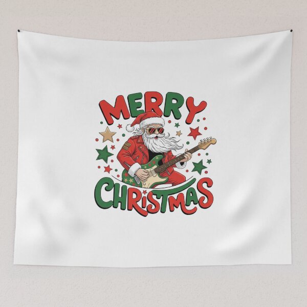 Item preview, Cool Rock Star Santa Claus with Shades designed and sold by RobCreatives Merch Services.