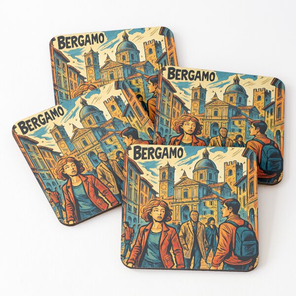 Item preview, Bergamo, city  | Comics style - Cartoon designed and sold by ComicsFactory.