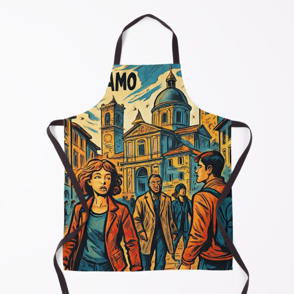 Item preview, Bergamo, city | Comics style - Cartoon designed and sold by ComicsFactory.