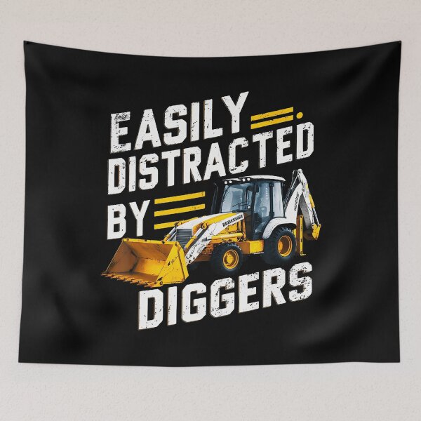 Item preview, Cool Idea For Digger Backhoe Loader Lovers designed and sold by malhanasbih.