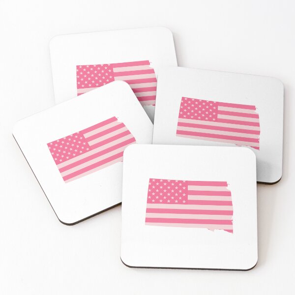 Item preview, South Dakota USA Flag Silhouette – Stars and Stripes State Outline designed and sold by Paper Drip.