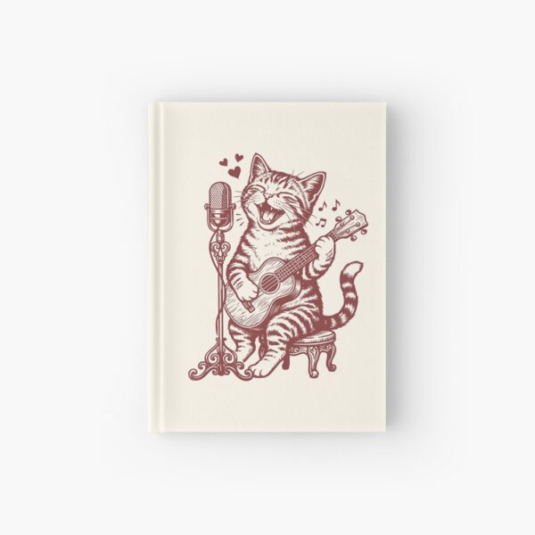 Item preview, Singer Cat Ukulele Player Vintage Folk Music    designed and sold by Y-Vibes.