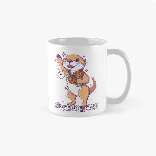 Item preview, Otterachiever - Otter overachiever pun designed and sold by SPIRIMAL.
