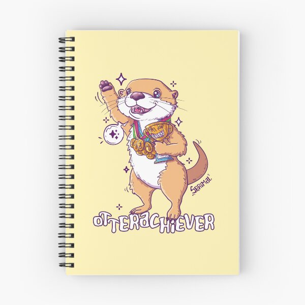 Item preview, Otterachiever - Otter overachiever pun designed and sold by SPIRIMAL.