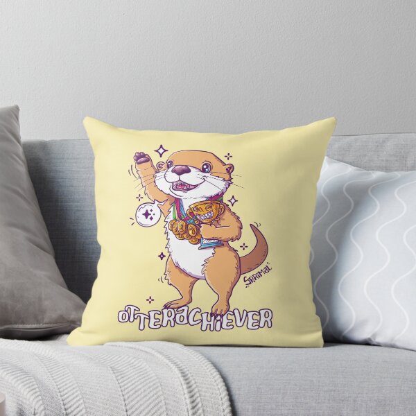 Item preview, Otterachiever - Otter overachiever pun designed and sold by SPIRIMAL.