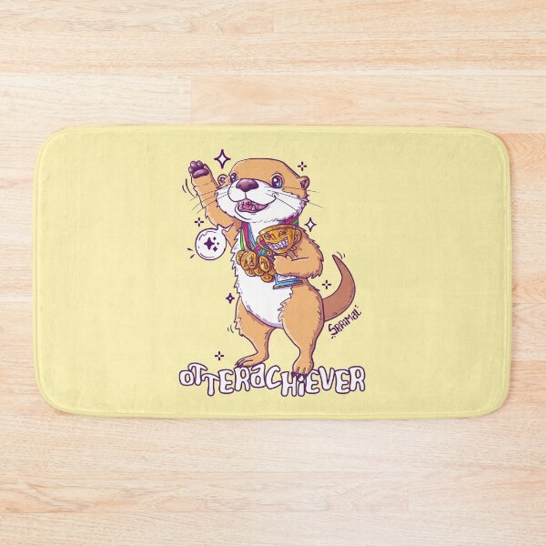 Item preview, Otterachiever - Otter overachiever pun designed and sold by SPIRIMAL.