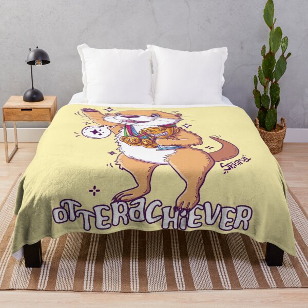 Item preview, Otterachiever - Otter overachiever pun designed and sold by SPIRIMAL.