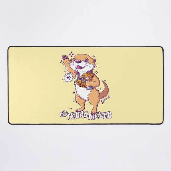Item preview, Otterachiever - Otter overachiever pun designed and sold by SPIRIMAL.