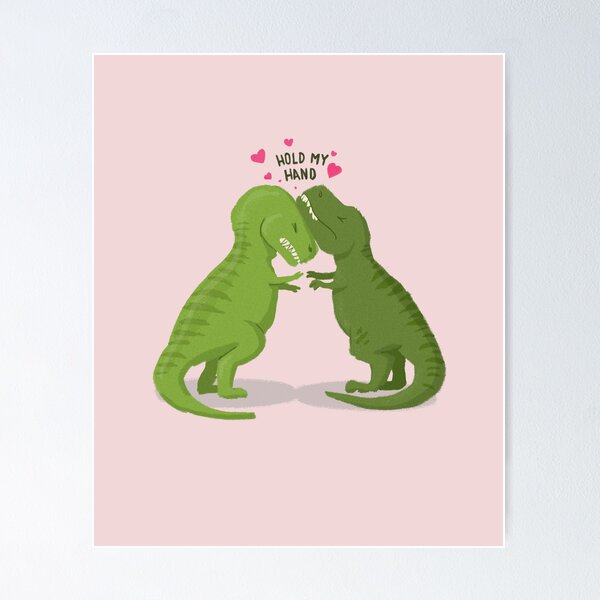Item preview, DINOS HOLD MY HAND T-REX designed and sold by JusTiceT-shirts.