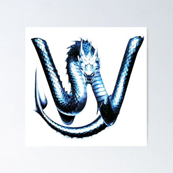 Item preview, Blue Ice Dragon Metallic W designed and sold by StickBuAndii.