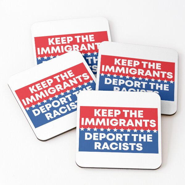 Item preview, Keep The Immigrants Deport The Racists - Abolish ICE designed and sold by PixVib.