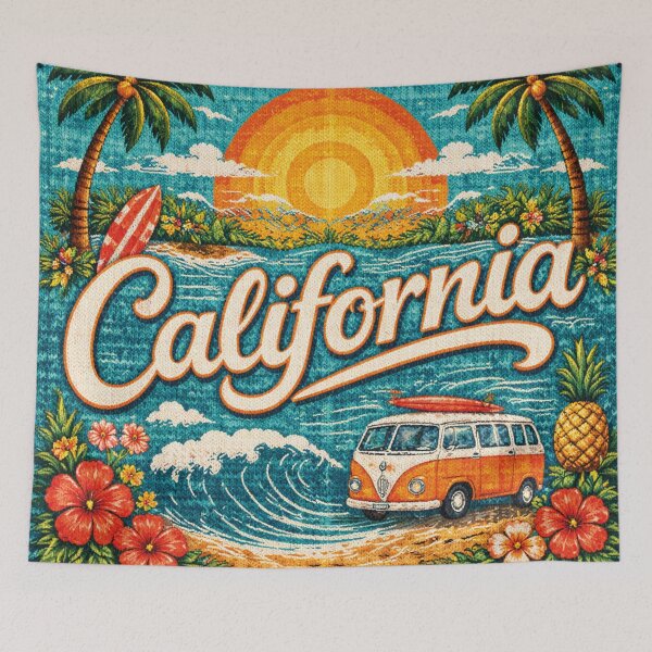 Item preview, California, knitting patterns with West Coast vibes designed and sold by Mauswohn.
