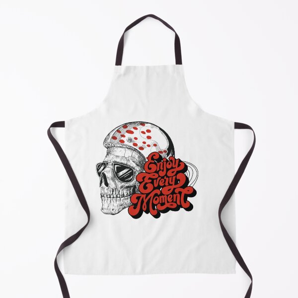 Item preview, Enjoy Every Moment – Ride Safe | Biker Skull Helmet Art designed and sold by UI Expert.