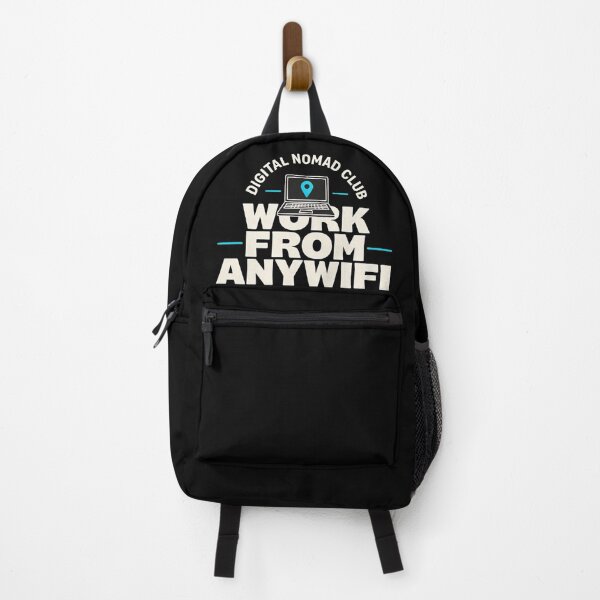 Item preview, WORK FROM ANYWIFI – Digital Nomad Club Retro Remote Work Tee designed and sold by Dazai_shop⭐⭐⭐⭐⭐.