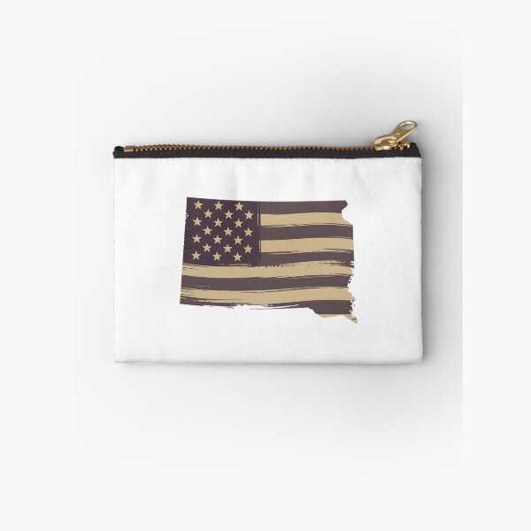 Item preview, South Dakota State Vintage Stars & Stripes – Brown and Gold designed and sold by Paper Drip.