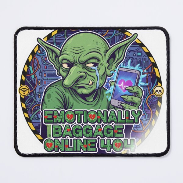 Item preview, Emotionally Available – Online Only – AI Love Sticker Premium designed and sold by Imaginarium of Chaos falcon88 .