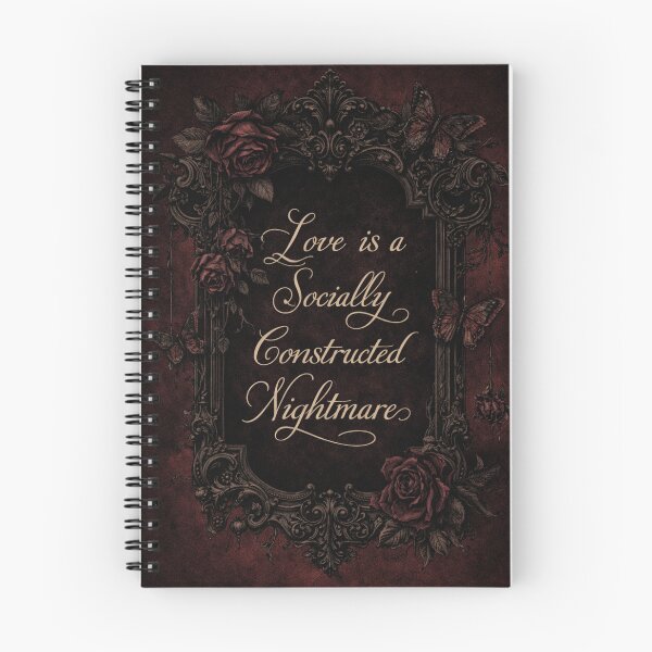 Item preview, Love is a Socially Constructed Nightmare designed and sold by retromario80.