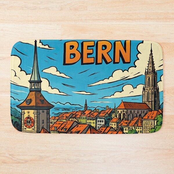 Item preview, Bern, city   | Comics style - Cartoon designed and sold by ComicsFactory.