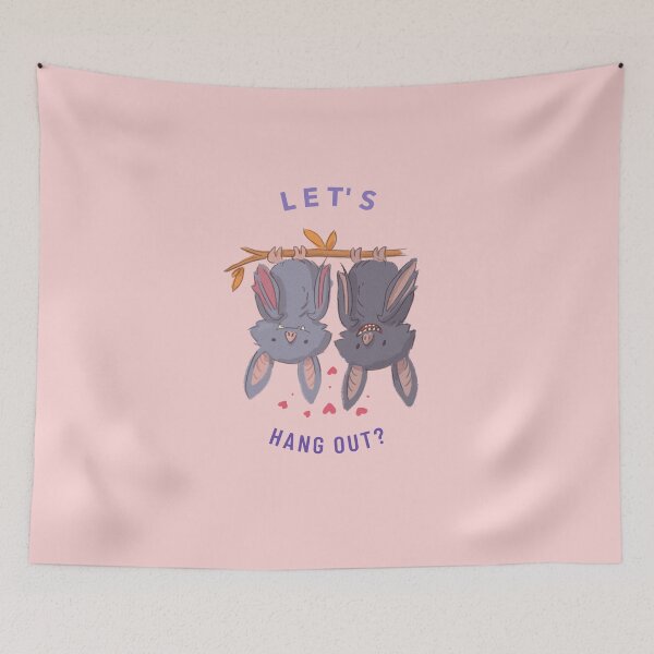 Item preview, LET'S HANG OUT Bats designed and sold by JusTiceT-shirts.