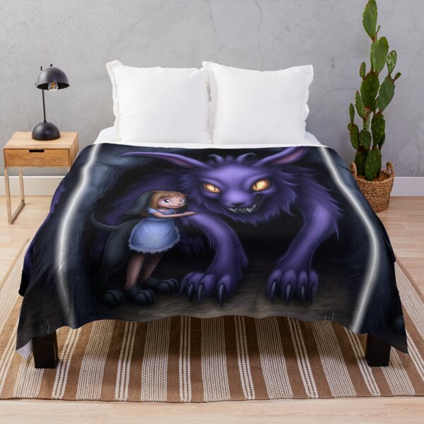 Item preview, Little Girl and the Purple Shadow Beast designed and sold by Piotrek0001.
