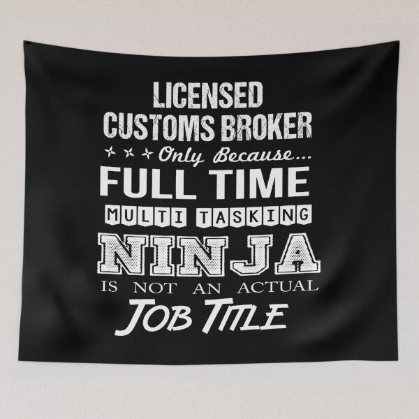 Item preview, Licensed Customs Broker designed and sold by chancjami9236.