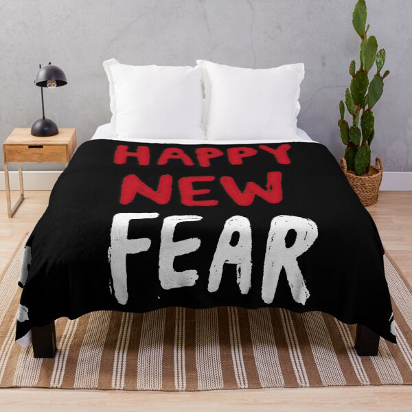 Item preview, Red Grunge Happy New Fear Text Art designed and sold by Piotrek0001.