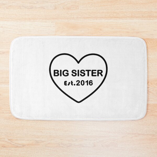 Item preview, Big Sister Est. 2016 – Minimal Typography Family Design designed and sold by ColorNestStudio.