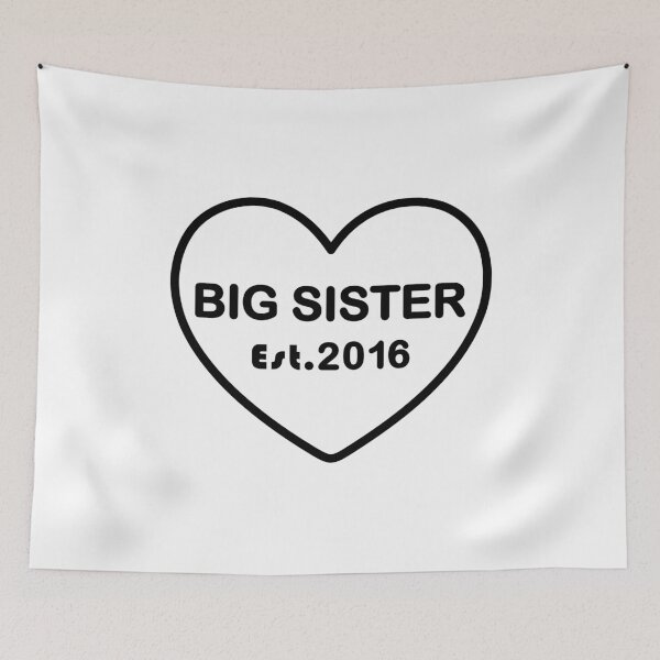 Item preview, Big Sister Est. 2016 – Minimal Typography Family Design designed and sold by ColorNestStudio.