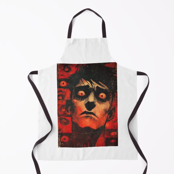 Item preview, Red Tinted Faces of Anxiety Pattern designed and sold by Piotrek0001.