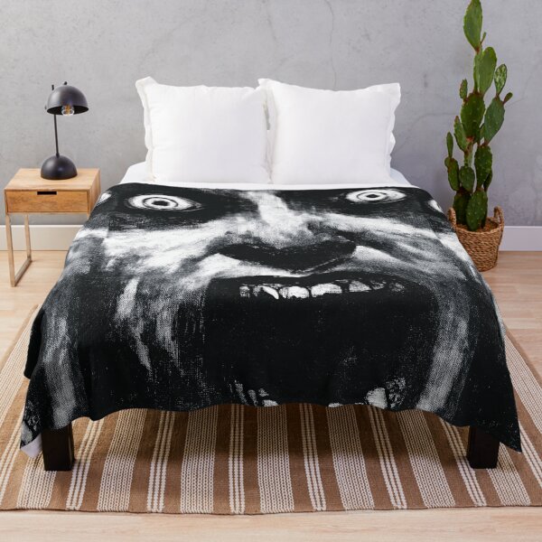Item preview, Black and White Agony Scream Close Up designed and sold by Piotrek0001.