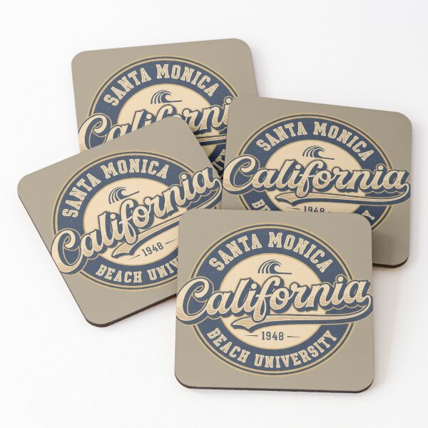 Item preview, Santa Monica California Heritage Collegiate Emblem | Beach University 1948 Vintage Design designed and sold by The True American.